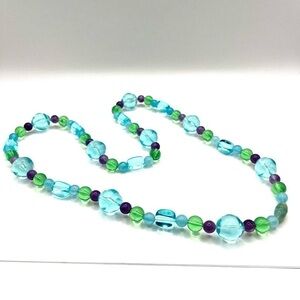 Spring Glass Bead Necklace